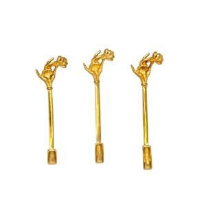 Medicine Spoons Miniature Spoon Kuripe Pipe for 0.5-1-1.5 gr Peruvian culture